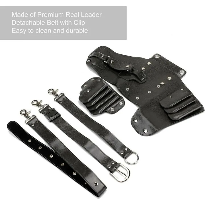 Stylish Leather Scissors Holster for Hair Stylists