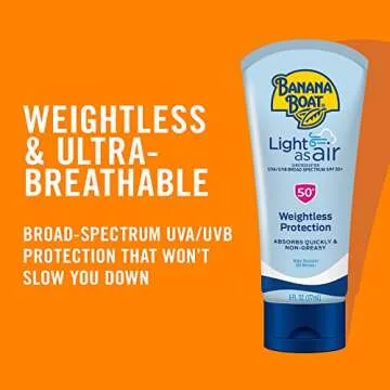 Banana Boat Light Air Sunscreen Lotion SPF 50 Twin Pack