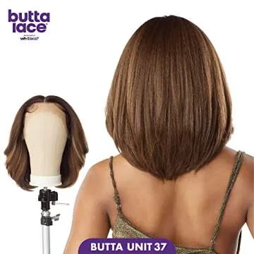 Sensationnel Butta lace wigs - unit 37 extra wide 5 inch deep parting synthetic preplucked hairline glueless lacefront (CH27)