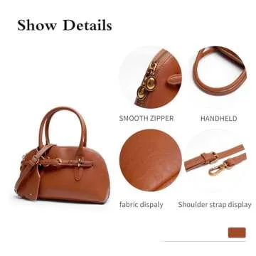 Cute Everyday Handbag Tote for Women with Zipper