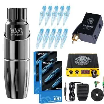 Wireless Tattoo Kit - Dragonhawk Rotary Pen Machine