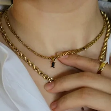 GOGOEY 18K Gold Filled Vintage Choker Necklace for Women