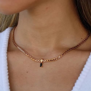GOGOEY 18K Gold Filled Vintage Choker Necklace for Women
