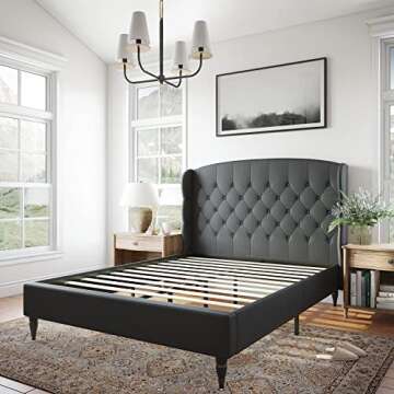 DeCoro Coventry King Platform Bed for Ultimate Comfort
