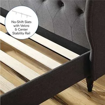 DeCoro Coventry King Platform Bed for Ultimate Comfort