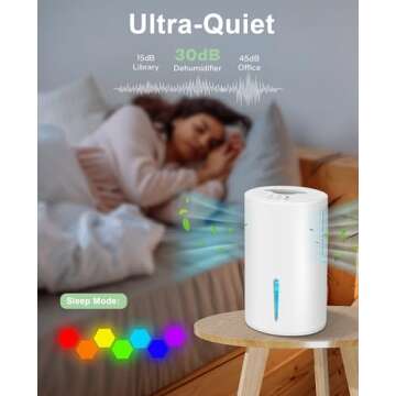 Gocheer Dehumidifier for Home, Efficient Moisture Removal