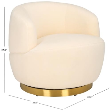 Luxury Comfort SAFAVIEH Couture Flynn Lamb Wool Chair