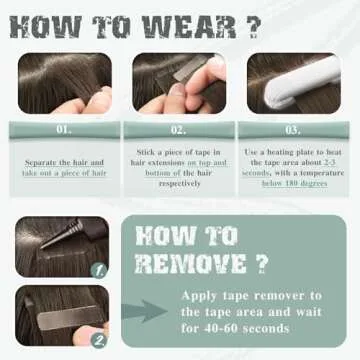 Ve Sunny Tape in Extensions Human Hair Black Balayage Tape in Hair Extensions Natural Black Ombre Dark Brown with Ash Brown Tape Hair Extensions Long Hair 10pcs 25g 24inch