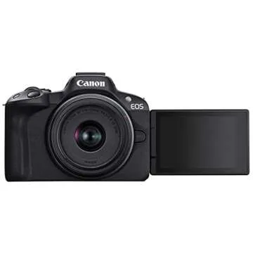 Canon EOS R50 Camera Bundle for Content Creators - Renewed