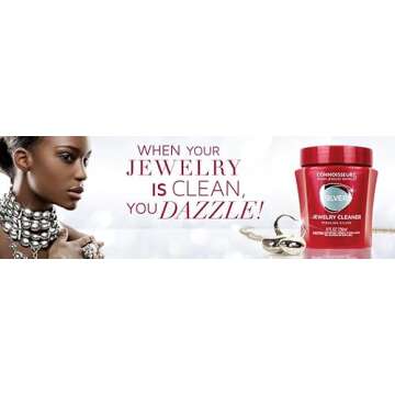 CONNOISSEURS Silver Jewelry Cleaner Solution for Effortless Shine 8 oz