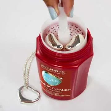 Effective Silver Jewelry Cleaner for Easy Polishing 8 oz