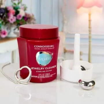 Effective Silver Jewelry Cleaner for Easy Polishing 8 oz
