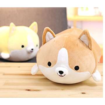 Corgi Soft Plush Throw Pillow Lifelike Animal Pillows Plush Toy