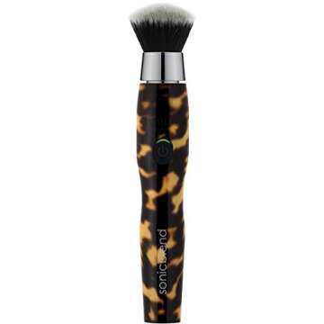 Michael Todd Beauty Sonicblend Makeup Brush – Rechargeable & Versatile Application for All Skin Ty...