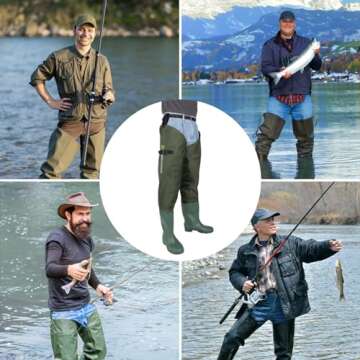 D DRYCODE Waterproof Hip Waders for Outdoor Enthusiasts