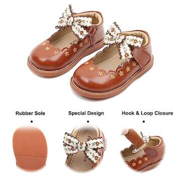 Felix & Flora Mary Jane Shoes for Little Girls 2-7