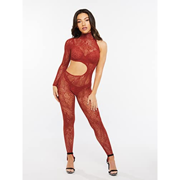 Savage X Fenty Cold-Hearted Snake Asymmetrical Catsuit