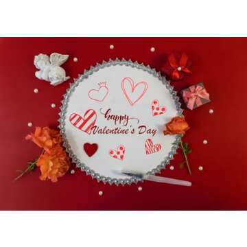 Arbuya Hearts Clear Stamps Set for Crafting & Journaling