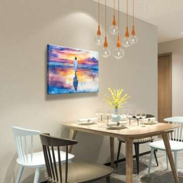 Jesus Walking on Water Wall Art | Inspirational Christian Decor