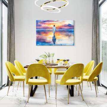 Jesus Walking on Water Wall Art | Inspirational Christian Decor