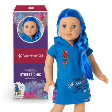 American Girl Truly Me 90 Blue Hair Doll Skater Dress