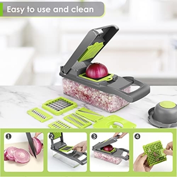 AHCZDDK Vegetable Chopper for Quick and Easy Meal Prep