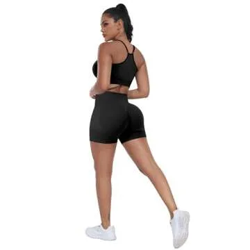 ATHVOTAR Seamless Scrunch Butt Lifting Shorts for Women