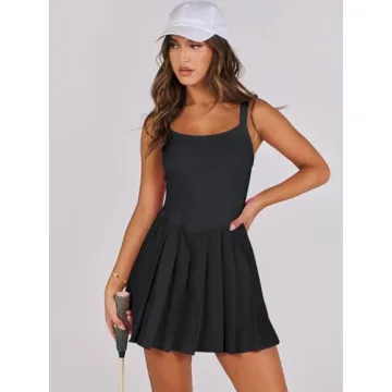 Stylish ANRABESS Summer Mini Dress for Active Women