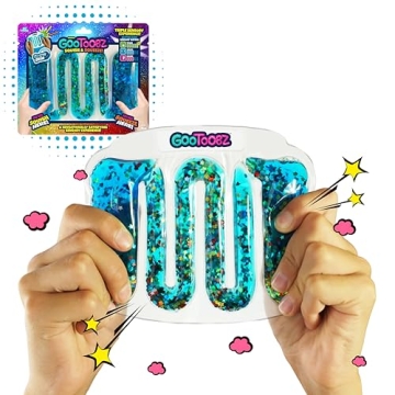 GooToobz Originals - Squishy Sensory Tubes - Filled with Colorful Water, Glitter and Beads | Non-Tox...