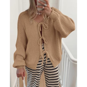 PRETTYGARDEN Women's Chunky Knit Cardigan Fall Winter Coats