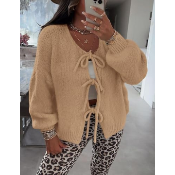 PRETTYGARDEN Women's Chunky Knit Cardigan Fall Winter Coats