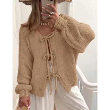 PRETTYGARDEN Women's Chunky Knit Cardigan Fall Winter Coats