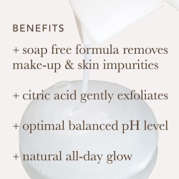 Alpha Skin Care Refreshing Face Wash | Anti-Aging Formula | Citric Alpha Hydroxy Acid (AHA) | Gently Cleanses, Purifies, Tones & Restores Ideal PH | For All Skin Types | 6 Fl Oz