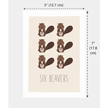 Woodland Counting Cards for Kids - Nature Art Decor Set