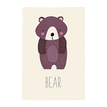 Woodland Counting Cards for Kids - Nature Art Decor Set