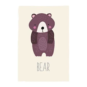 Woodland Counting Cards for Kids - Nature Art Decor Set