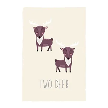 Woodland Counting Cards for Kids - Nature Art Decor Set