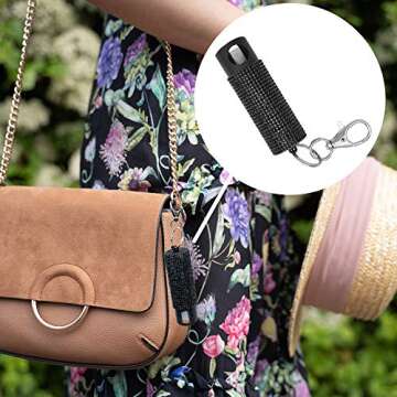 Bling It On Pepper Spray Keychain for Stylish Self-Defense