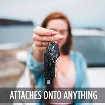 Bling It On Pepper Spray Keychain for Stylish Self-Defense