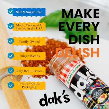 DAK's Spices Italian Blast Seasoning Blend | 100% Salt & Sugar Free Spice | Premium & Healthy Season...