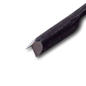 KAKURI Japanese Wood Carving Chisel and Gouge Set 5 Pcs for Woodworking, Made in JAPAN, Professional Heavy Duty Woodcarving Tools, Razor Sharp SHIROGAMI White Steel #2 Blade, Red Oak Wood Handle