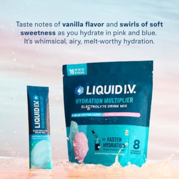 Liquid I.V. Cotton Candy Hydration Multiplier Drink Mix