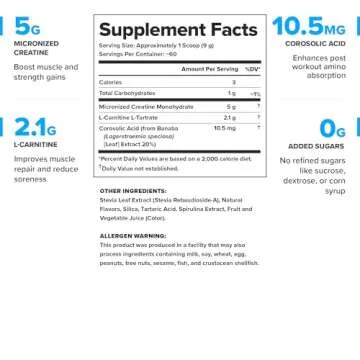 LEGION Recharge - All Natural Muscle Builder & Recovery Drink (Grape, 60 Servings)