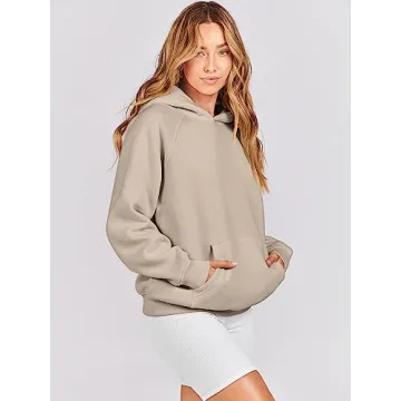 Comfortable ANRABESS Oversized Women Hoodie for Fall