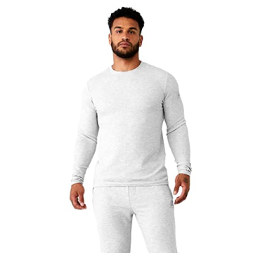 Alo Yoga Men's Micro Waffle Long Sleeve - Stylish & Comfortable