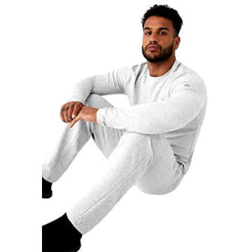 Alo Yoga Men's Micro Waffle Long Sleeve - Stylish & Comfortable