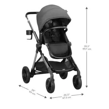 Evenflo Pivot Xpand Modular Stroller Sabino Gray