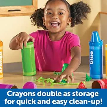 Learning Resources Rainbow Sorting Crayons for Kids