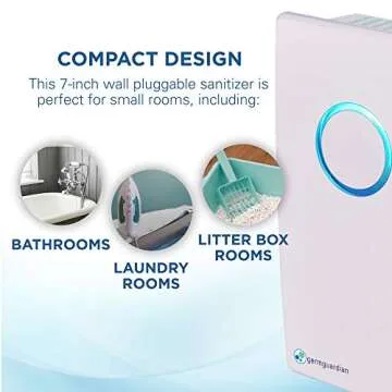 Germ Guardian GG1100W Pluggable Air Purifier with UV-C Light