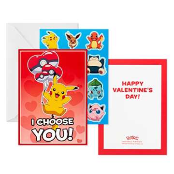 Hallmark Pokémon Valentine’s Day Cards for Kids - 24 Pack